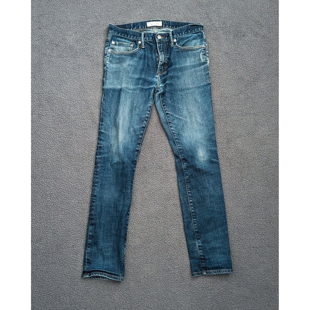 Gap 1969 Skinny Jeans Mens 29x30 Dark Wash Blue Denim Slim Fit Pants
